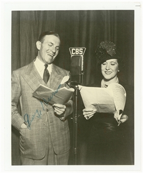 Lot of (2) George Burns and Gracie Allen Signed 8x10 Photo & Letter (Beckett PreCert)